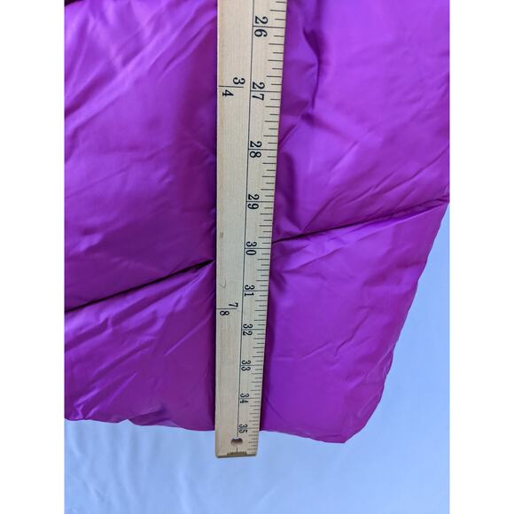 A New Day Coat Puffer Jacket Large Magenta Pink Full Zip Water Resistant Winter - Picture 9 of 11
